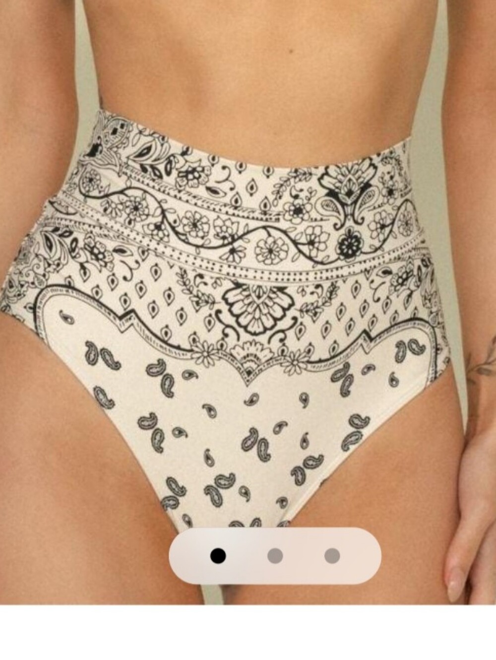 NWOT Montce Bandana Bikini Bottom